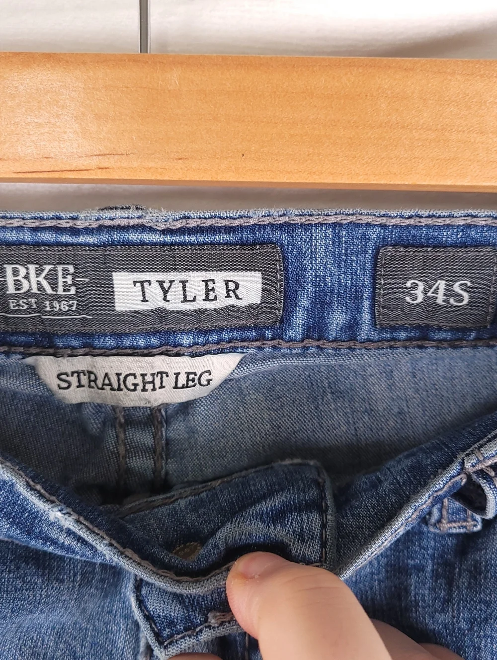 BKE Tyler Straight Leg Denim Jeans 34S